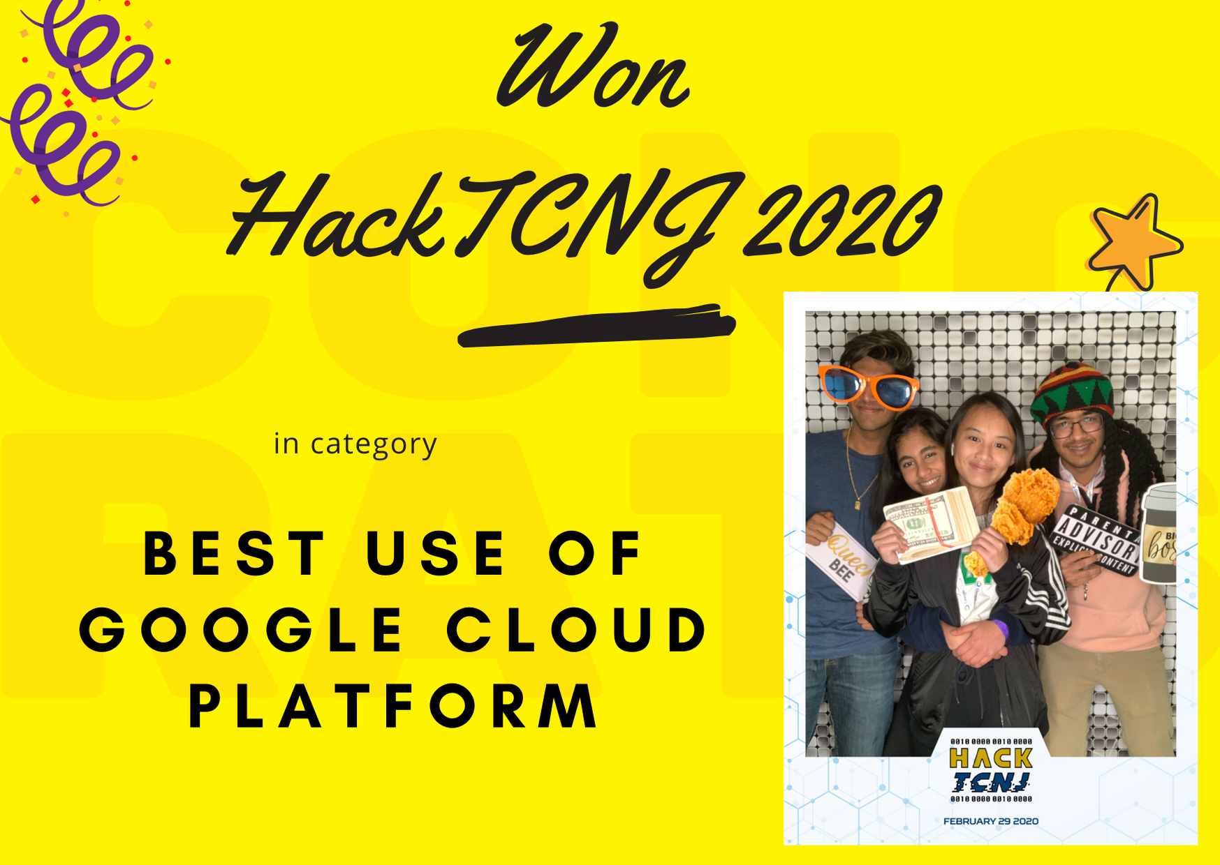 Winner of Hackathon